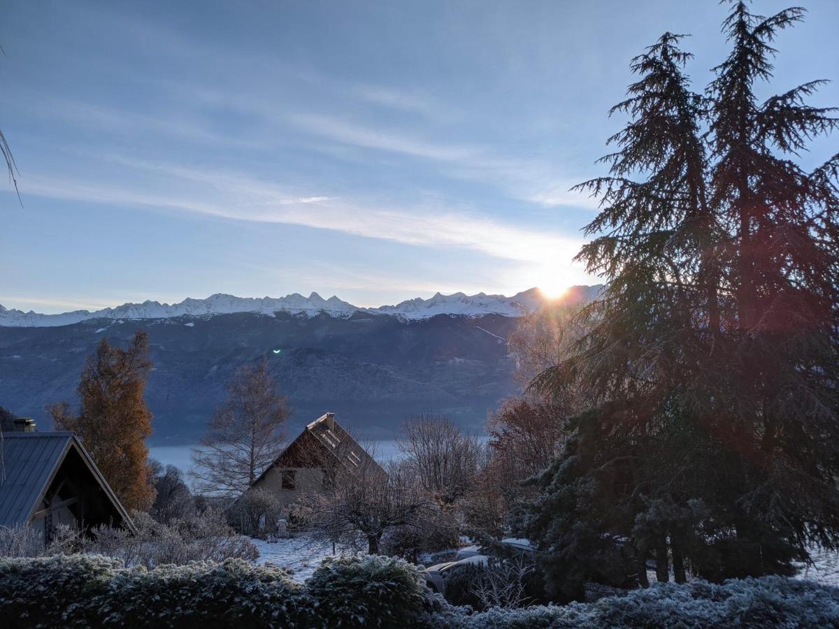 Saint Bernard du Touvet Appartement De Plain-Pied En Montagne Avec Vue Merveilleuse Sur Le Massif De Belledonne מראה חיצוני תמונה
