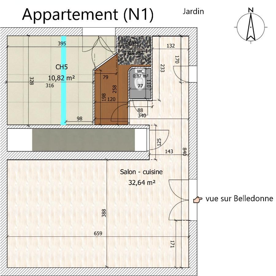 Saint Bernard du Touvet Appartement De Plain-Pied En Montagne Avec Vue Merveilleuse Sur Le Massif De Belledonne מראה חיצוני תמונה