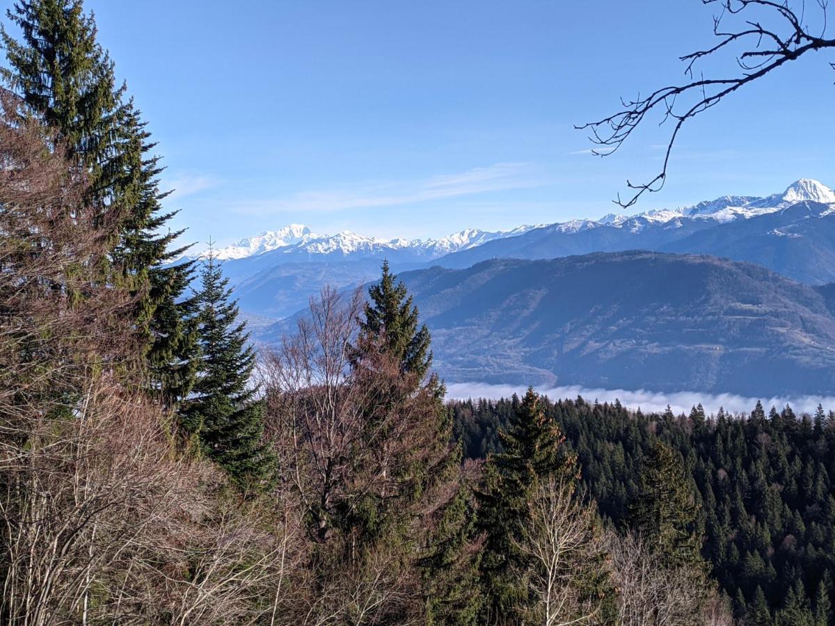 Saint Bernard du Touvet Appartement De Plain-Pied En Montagne Avec Vue Merveilleuse Sur Le Massif De Belledonne מראה חיצוני תמונה